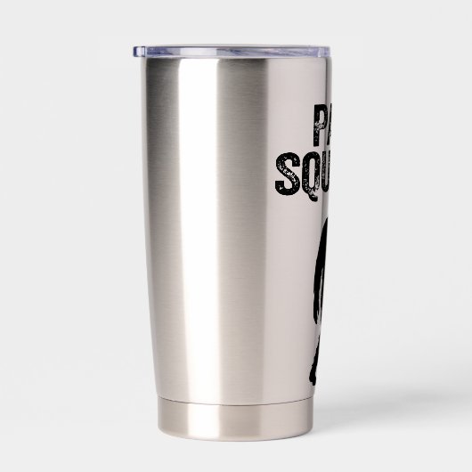 Papa Squatch Funny Bigfoot - Father's Day Gift Geïsoleerde Drinkbeker (Rechts)