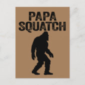 Papa Squatch Funny Bigfoot - Vaderdag Gift Briefkaart (Voorkant)