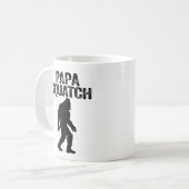 Papa Squatch Funny Bigfoot - Vaderdag Gift Koffiemok (Voorkant links)