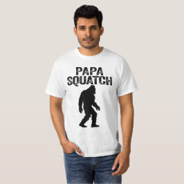 Papa Squatch Funny Bigfoot - Vaderdag Gift T-shirt