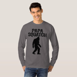 Papa Squatch Funny Bigfoot - Vaderdag Gift T-shirt