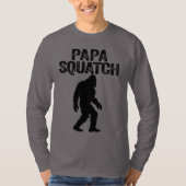 Papa Squatch Funny Bigfoot - Vaderdag Gift T-shirt (Voorkant)