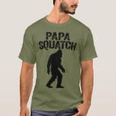 Papa Squatch Funny Bigfoot - Vaderdag Gift T-shirt (Voorkant)