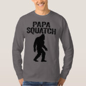 Papa Squatch Funny Bigfoot - Vaderdag Gift T-shirt (Voorkant)