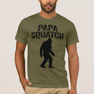 Papa Squatch Funny Bigfoot - Vaderdag Gift T-shirt