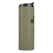 Papa Squatch Funny Bigfoot - Vaderdag Gift Thermosbeker (Gedraaid links)