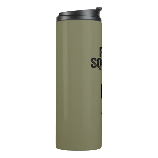 Papa Squatch Funny Bigfoot - Vaderdag Gift Thermosbeker (Gedraaid links)