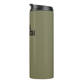 Papa Squatch Funny Bigfoot - Vaderdag Gift Thermosbeker (Geroteerd rechts)