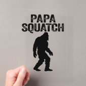 Papa Squatch Grappige Bigfoot - Vaderdag Geschenk Acryl Uitnodigingen (Insitu (Draagbaar))