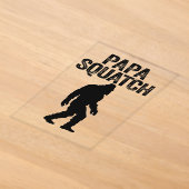 Papa Squatch Grappige Bigfoot - Vaderdag Geschenk Acryl Uitnodigingen (Laagn)