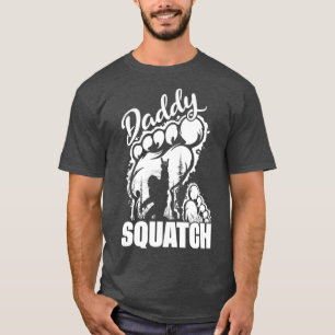 Papa Squatch Papa Bigfoot Sasquatch Vaders Dag T-shirt