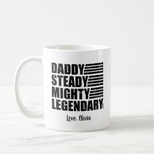 Papa Stabiel Machtig Legendarisch Gepersonaliseerd Koffiemok
