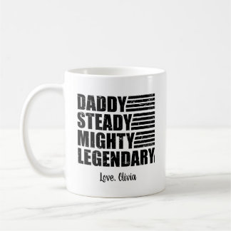 Papa Stabiel Machtig Legendarisch Gepersonaliseerd Koffiemok