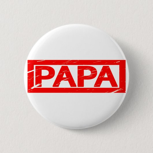 Papa Stamp Ronde Button 5,7 Cm (Voorkant)