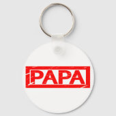 Papa Stamp Sleutelhanger (Achterkant)