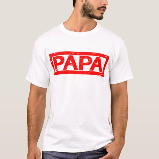 Papa Stamp T-shirt (Voorkant)