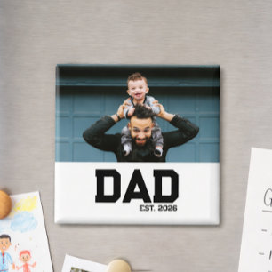 Papa Stelde Aanpasbare Jaar Vaderdag In Magneet