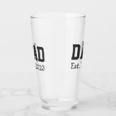 Papa Stelde Vet Zwart Tekst Wit Glas (Links)