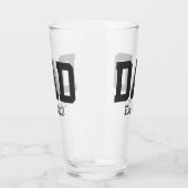Papa Stelde Vet Zwart Tekst Wit Glas (Links)