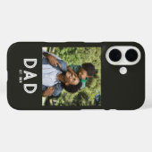 Papa Stelde Witte Fotocadeau Vaderdag Samen Case-Mate iPhone Case (Achterkant (horizontaal))