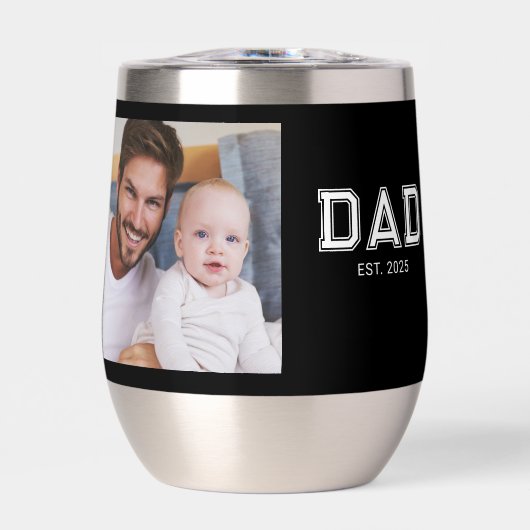 Papa Stelde Zwarte Foto Op (Voorkant)