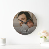 Papa Stichtte Witte Foto op Grote Klok (Huis)