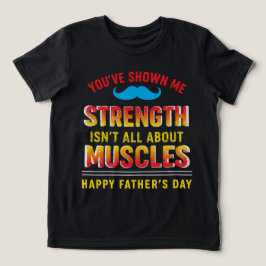 "Papa: Stille Kracht, Luidruchtige Impact" Tri-Blend Shirt