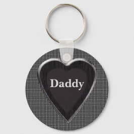 Papa Stole My Heart Keychain