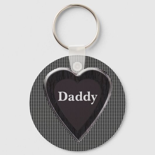 Papa Stole My Heart Keychain (Voorkant)