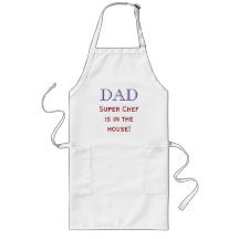 "Papa, Super Chef is in huis" Aangepast Apron