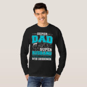 Papa Super Geweldige Web Er T-shirt (Voorkant volledig)