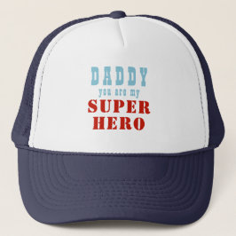 Papa Super Hero Fun Father Day Trucker Pet