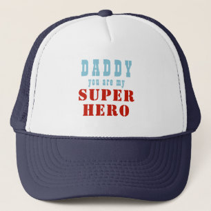 Papa Super Hero Fun Father Day Trucker Pet
