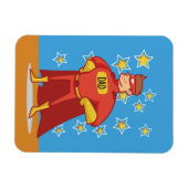 Papa Superheld op Vaderdag Magneet (Horizontaal)