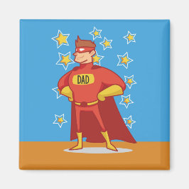 Papa Superheld op Vaderdag Magneet