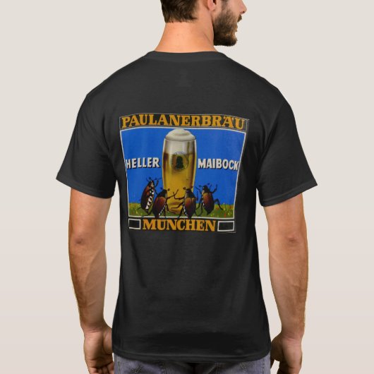 Papa Surf Paulanerbrau  T-Shirt (Achterkant)