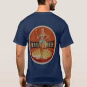 Papa Surf Pearl Beer T-Shirt uit Tsjechoslowakije (Achterkant)
