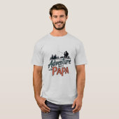 Papa T shirt Adventure, Papa T shirt, Vader Tshirt (Voorkant volledig)
