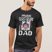 Papa T-shirt Amerikaanse kustwacht Veteraan (Voorkant)