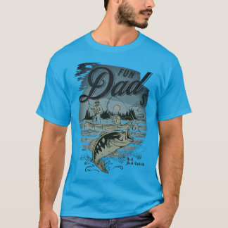 Papa T-shirt "Fun Dads Reel Best Catch" mockup