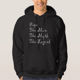 Papa T-Shirt, het Man The Myth de Legend Hoodie