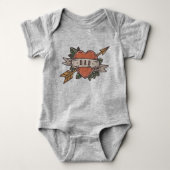 Papa Tattoo Romper (Voorkant)