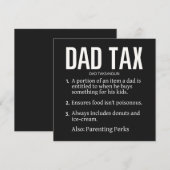 papa tax feestdagenkaart (Voorkant / Achterkant)