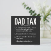 papa tax feestdagenkaart (Staand voorkant)