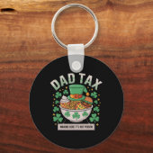 Papa Tax Zorgt Dat Het Niet Giftig Is St. Patrick' Sleutelhanger (Voorkant)