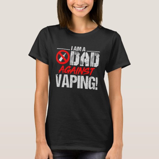 Papa tegen vapende vaders t-shirt (Voorkant)