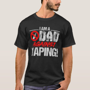 Papa tegen vapende vaders t-shirt