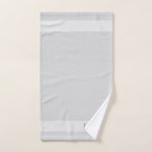 Papa-tekst op lichte grijze schaduwen bad handdoek (Handdoek)