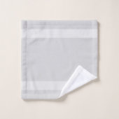 Papa-tekst op lichte grijze schaduwen bad handdoek (Wasdoekje)