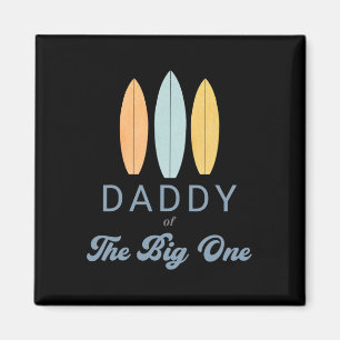 Papa The Big One Surf 1e Verjaardag Familie Matchi Magneet